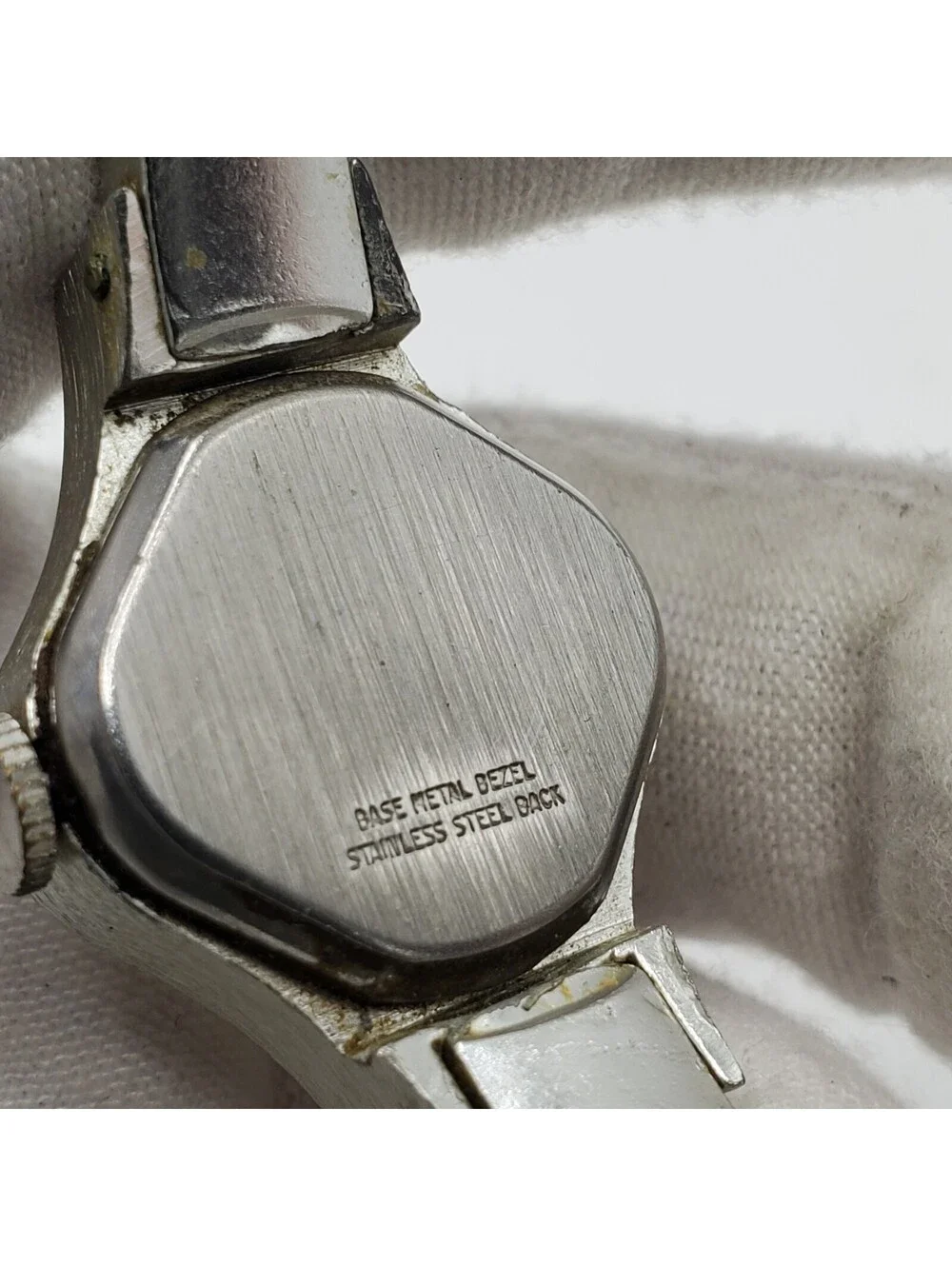 Vintage Timex Mechanical Cuff Band Watch Women For Parts Or Repair
